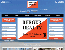 Tablet Screenshot of bergerrealty.com